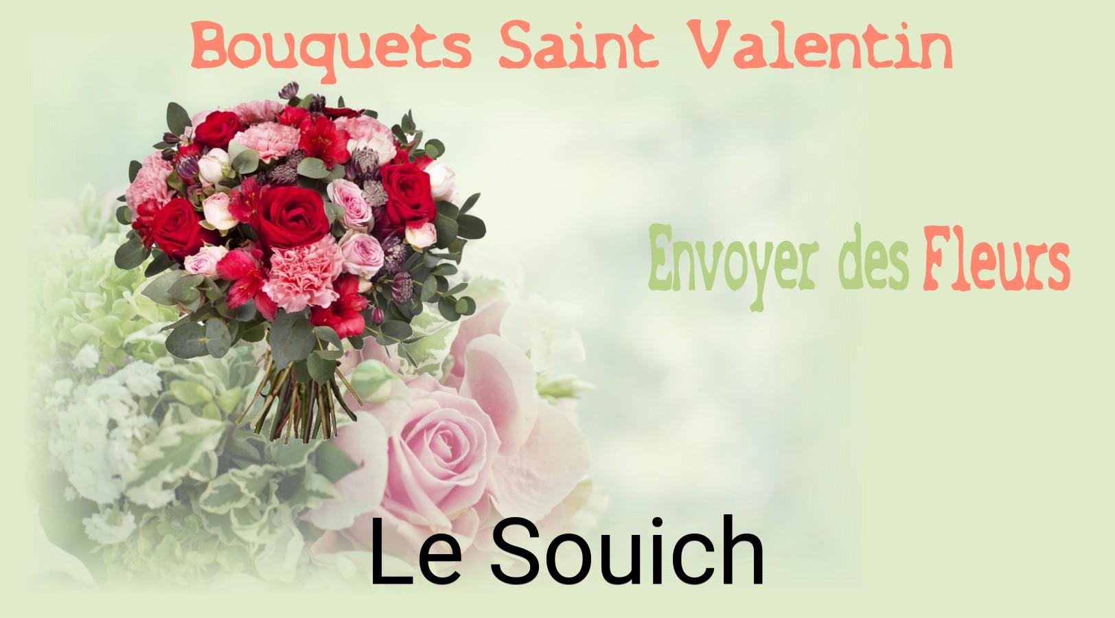 Roses de Saint-Valentin livrées à Le Souich